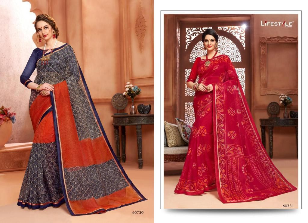 Lifestyle Sarees Charumitra Vol 30 Cotton Print Saree Lifestyle Sarees Charumitra Vol 30 Cotton Print Saree